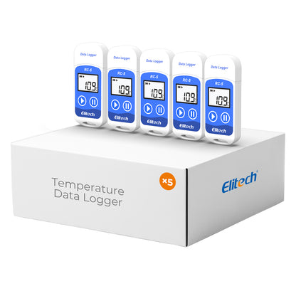 Elitech RC-5 Temperatur Datenlogger, USB-Datenrekorder, 32000 Punkte