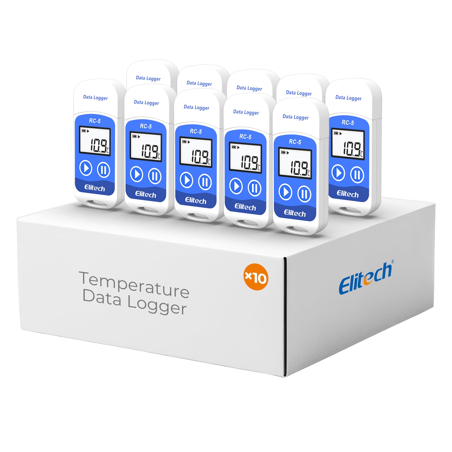 Elitech RC-5 Temperatur Datenlogger, USB-Datenrekorder, 32000 Punkte