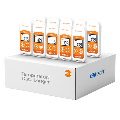 Elitech RC-5+ USB Temperatur Datenlogger mit zertifizierter Kalibrierung -30℃ ~ 70℃