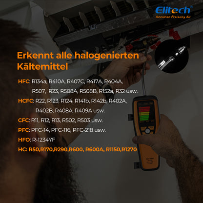 Elitech ILD-100H Tragbarer Heizdiode-Kältemittel-Lecksucher