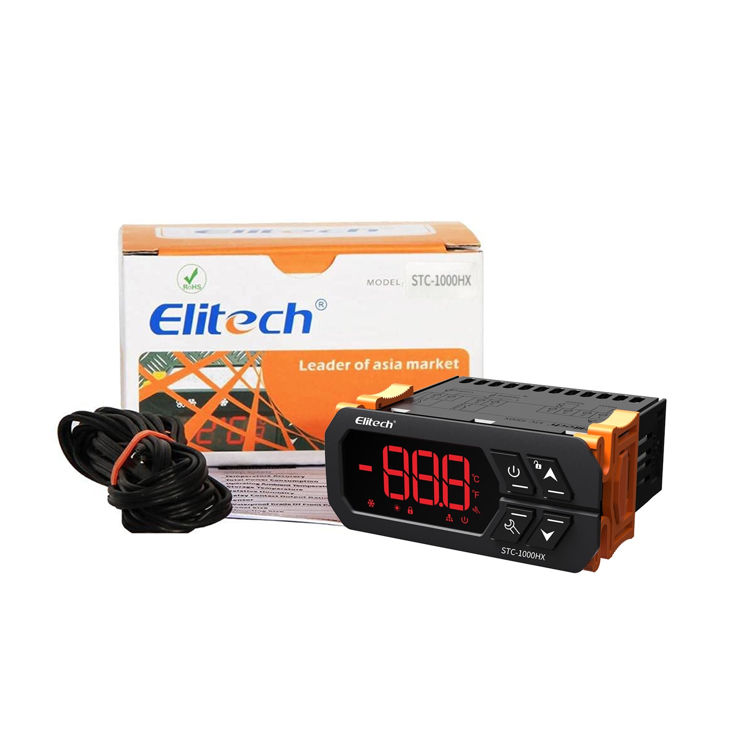 Elitech STC-1000HX Temperaturregler Thermostat automatischer Schalter zum Kühlen und Heizen Upgrade STC-1000