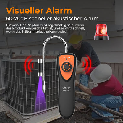 Elitech CLD-100UV Kältemittel-Lecksucher, Halogen-Kälteleckagetester mit UV-LED