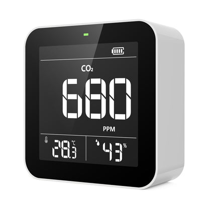 Temtop C10 CO2-Monitor Luftqualitätsmonitor, Innenraum-Kohlendioxid-Detektor, Tester für CO2, Temperatur und Luftfeuchtigkeit